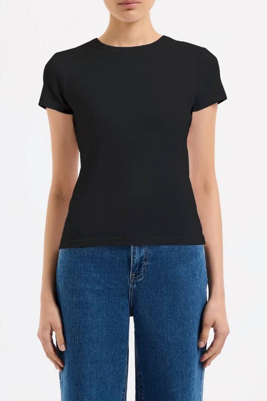 NEW NUDE LUCY organic baby tee in black